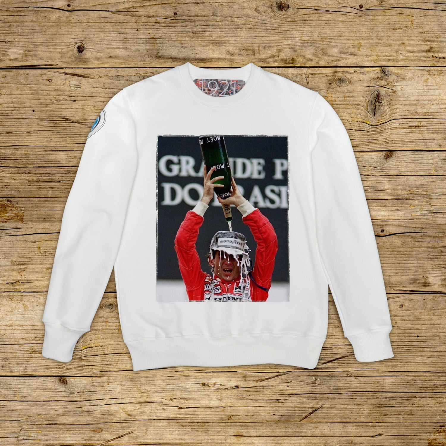 Ayrton Champagne • Felpa Girocollo Uomo
