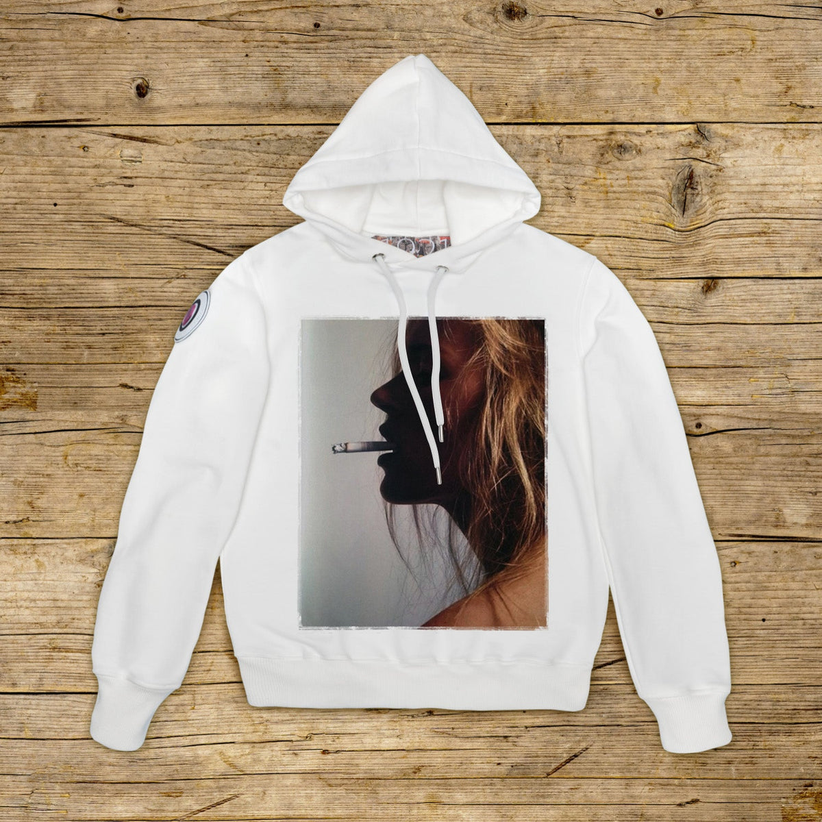 Side Smoke • Felpa con Cappuccio Donna