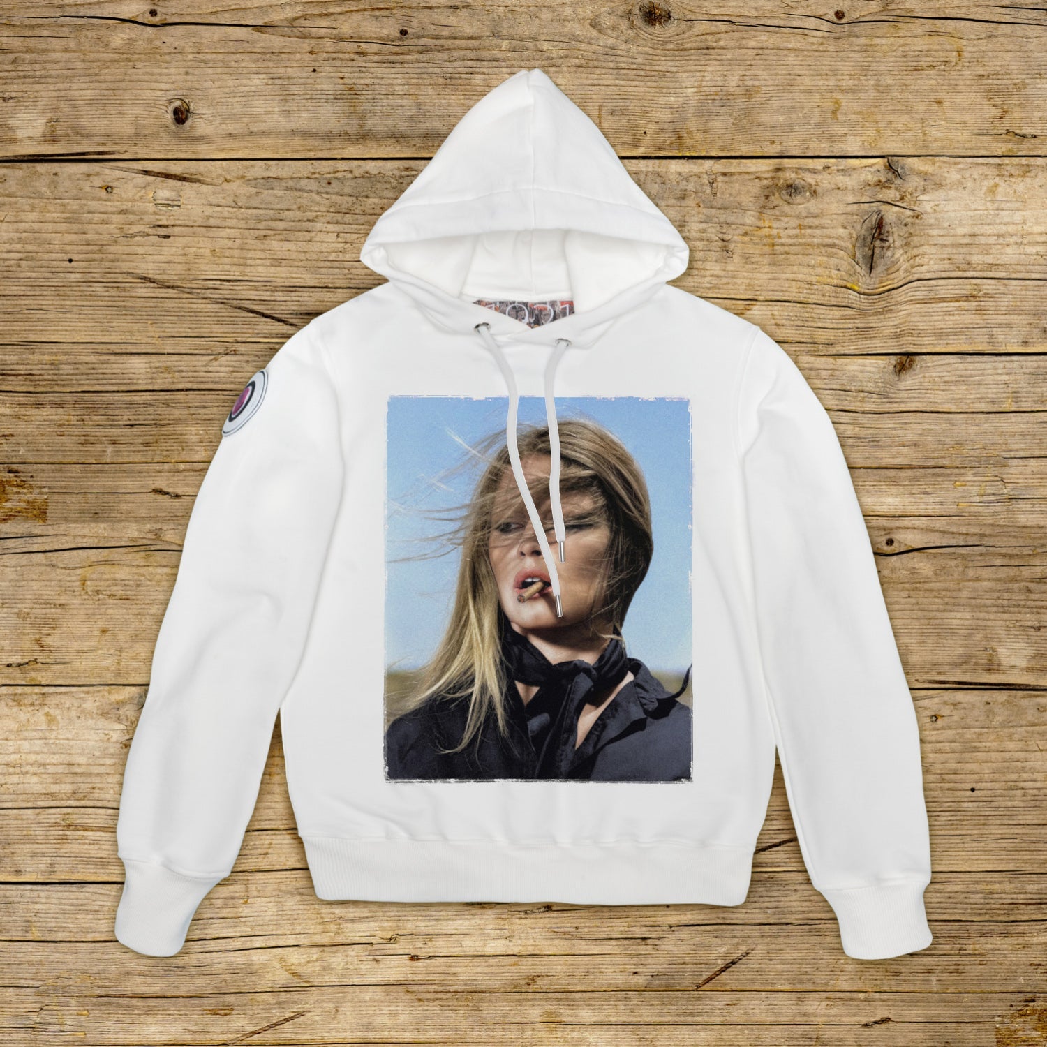 SMOKE SIGNAL (CHROMATIC) • Felpa Cappuccio Donna