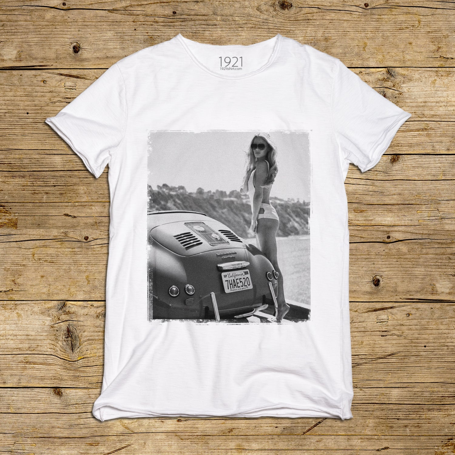 America Malibu Tシャツ ホワイト L Malibu Rear View - Men's T-Shirt – 1921T-Shirt.com