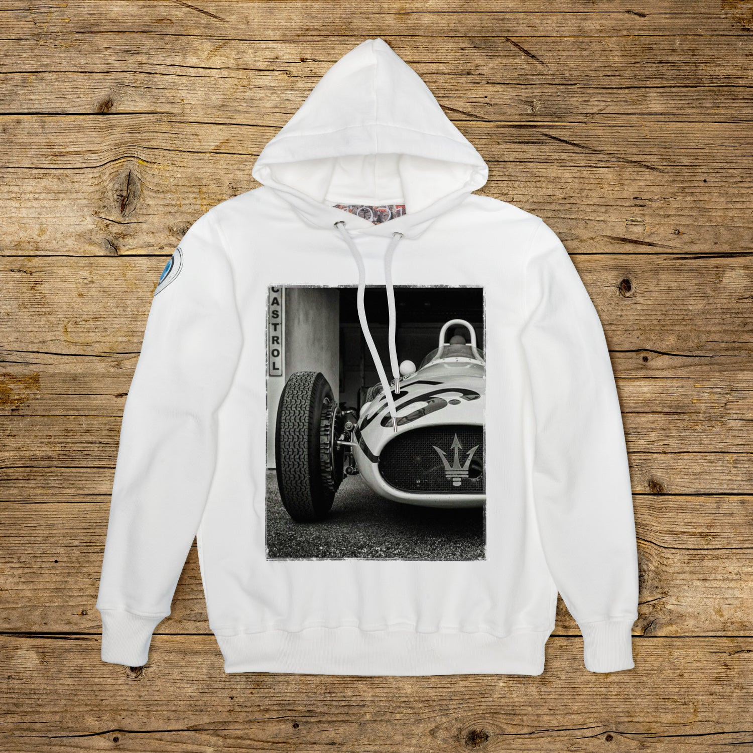 Maserati Vintage • Felpa Cappuccio Uomo