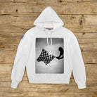 Grid Silhouette • Felpa Cappuccio Donna