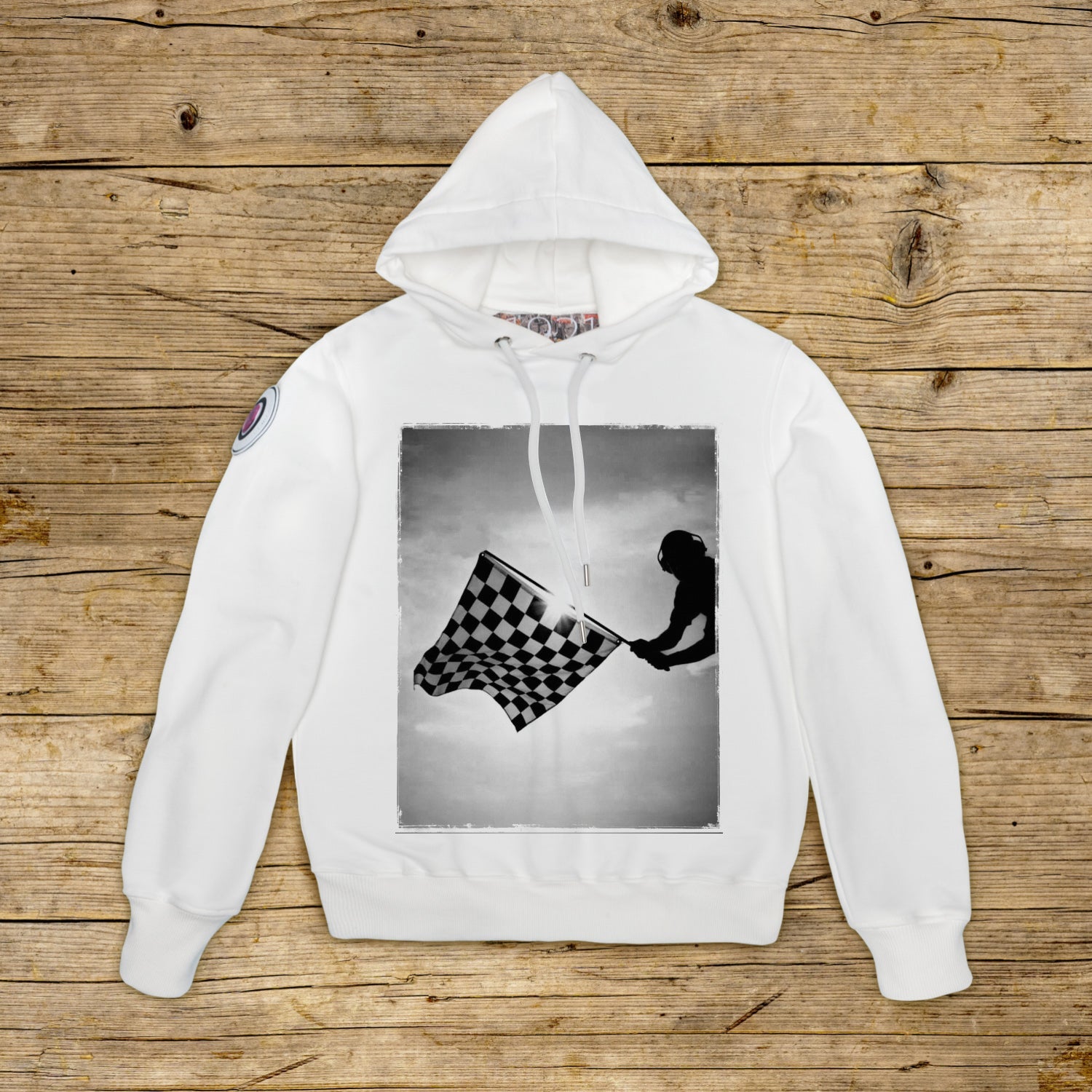 Grid Silhouette • Felpa Cappuccio Donna