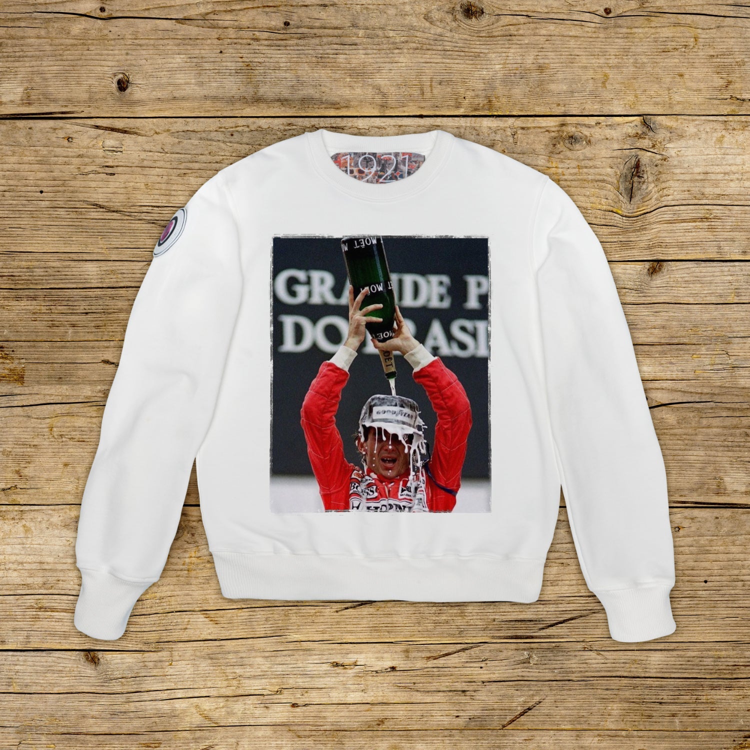 Ayrton Champagne • Felpa Girocollo Donna
