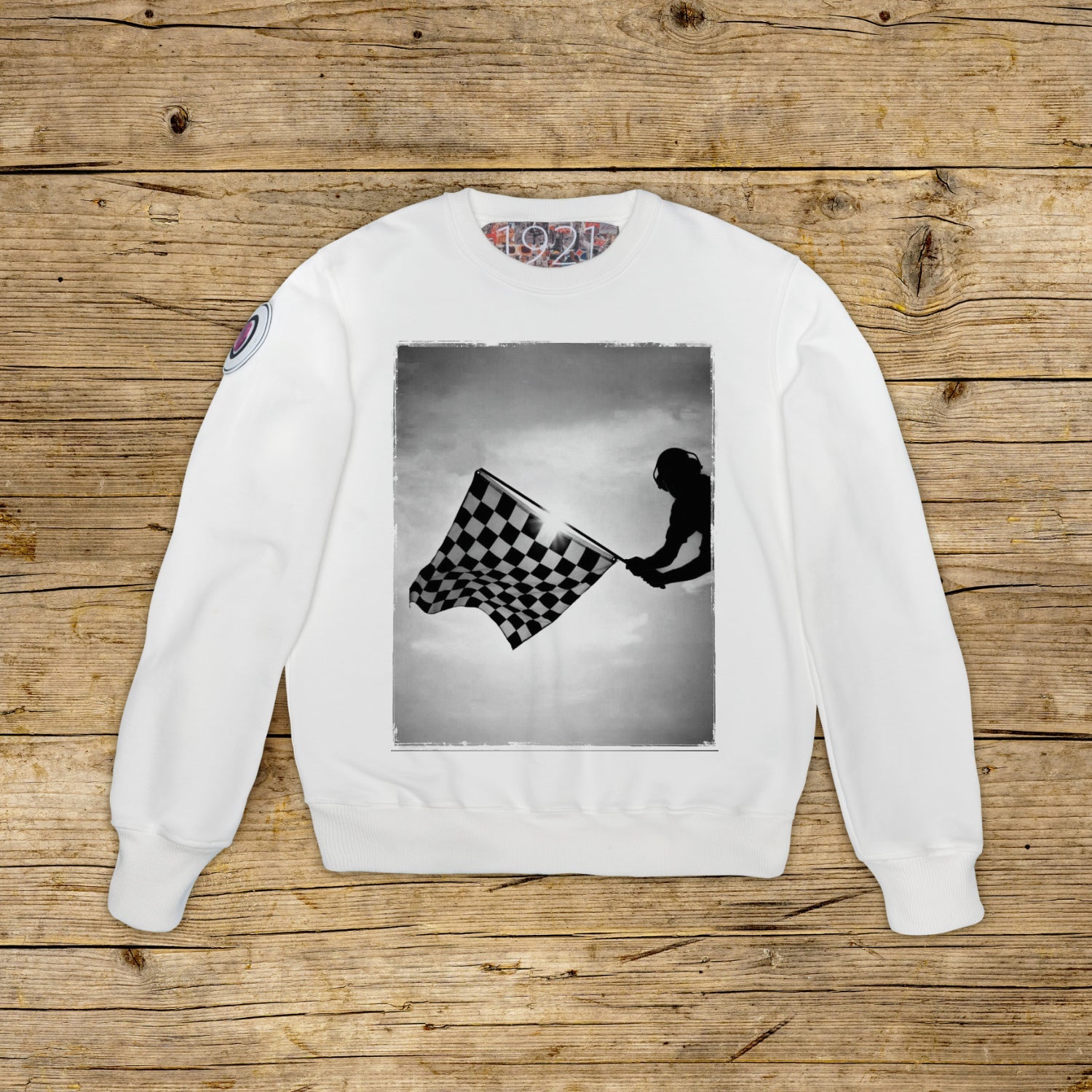 Grid Silhouette • Felpa Girocollo Donna