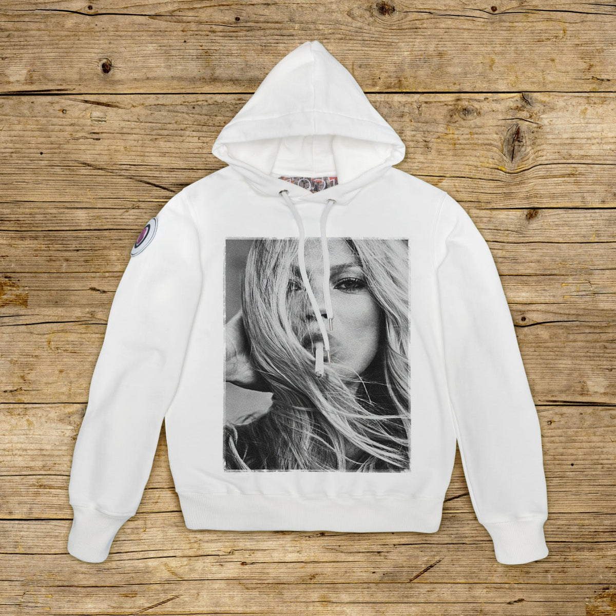 Cigarette Girl • Felpa con Cappuccio Donna