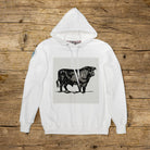 Bull Silhouette • Felpa Cappuccio Uomo