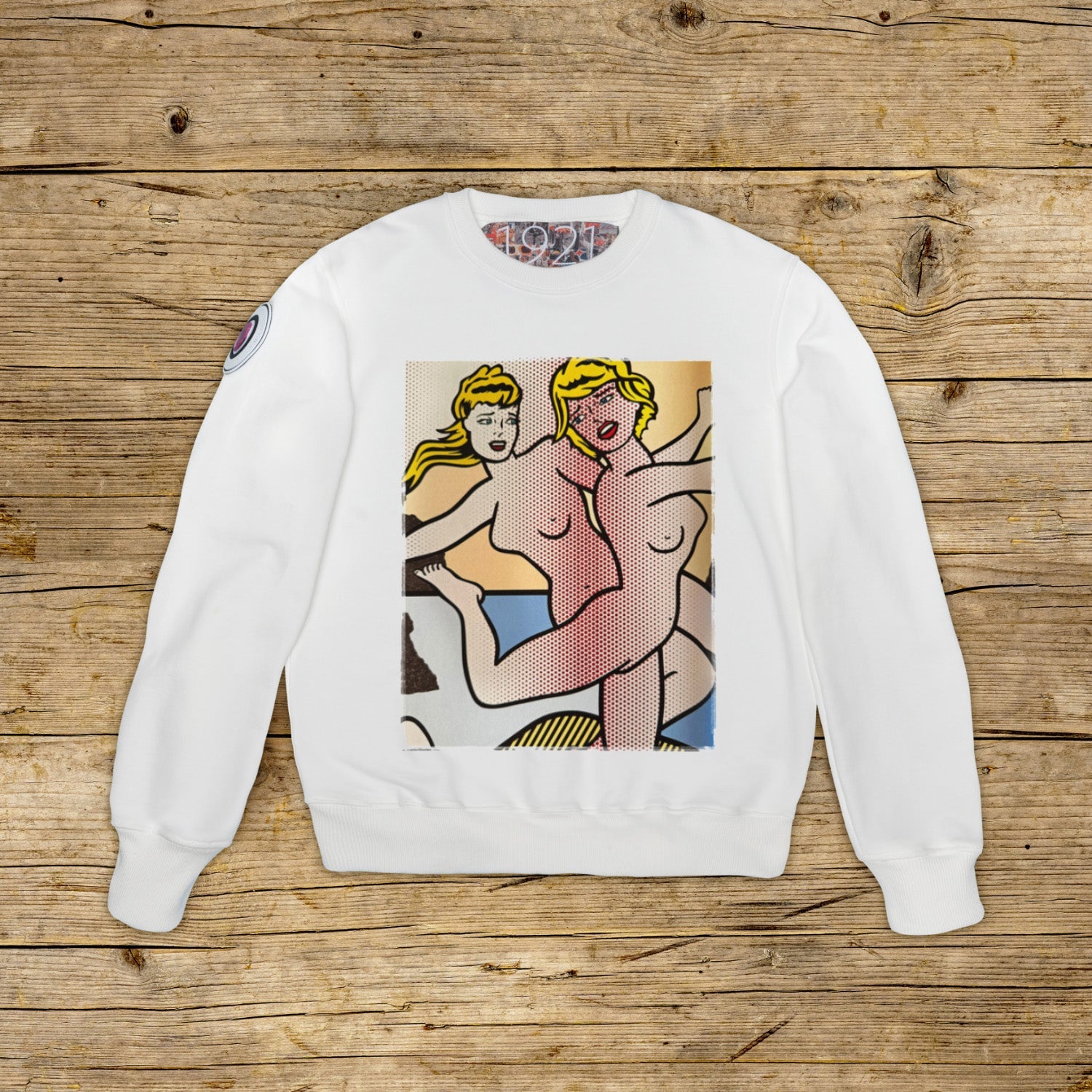 Nude Geometry • Felpa Girocollo Donna