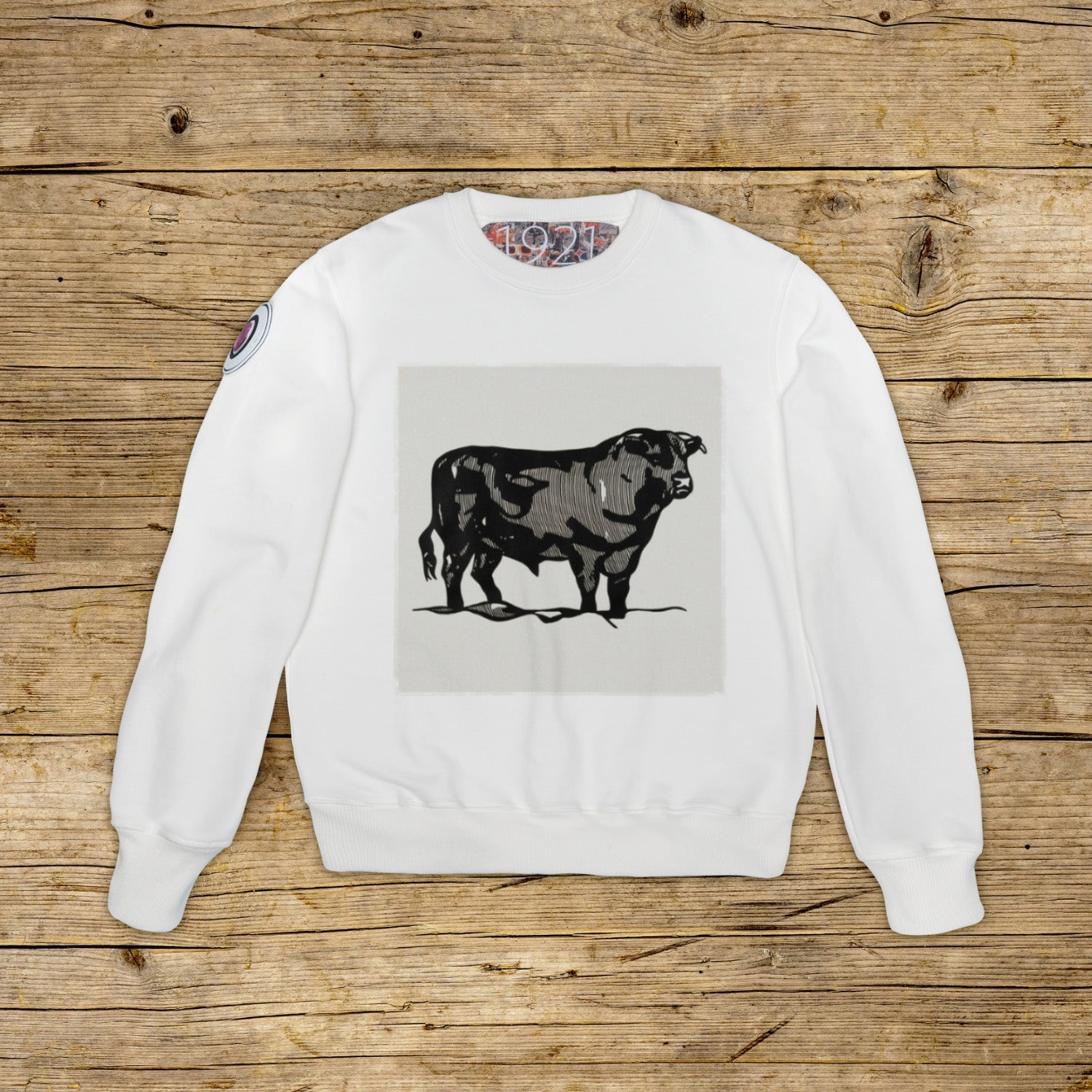 Bull Silhouette • Felpa Girocollo Donna